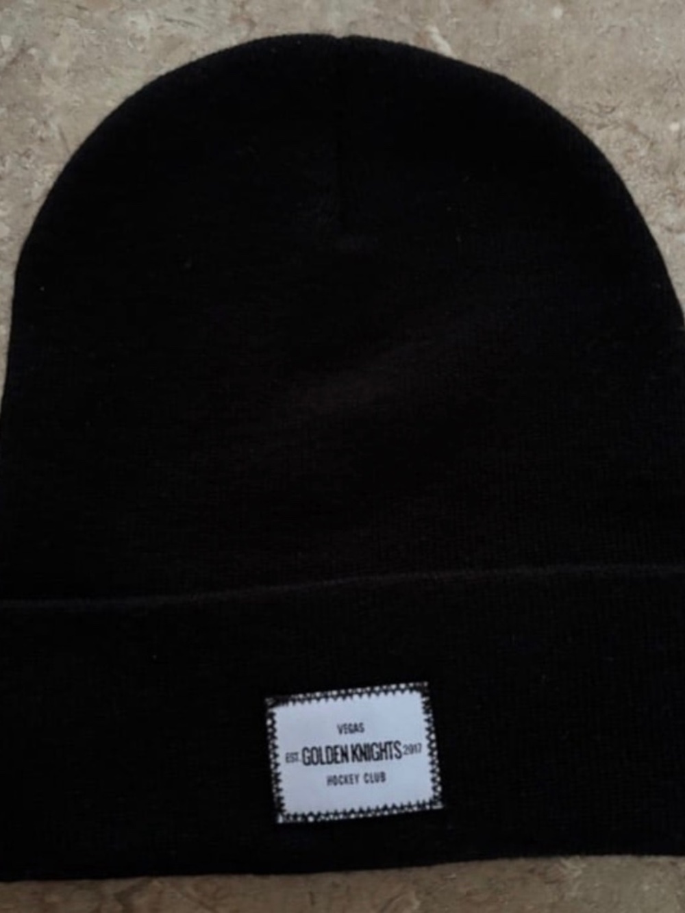 Vegas Golden Knights Beanie Foldover Made in Canada Toque VGK Hockey Club OSFA